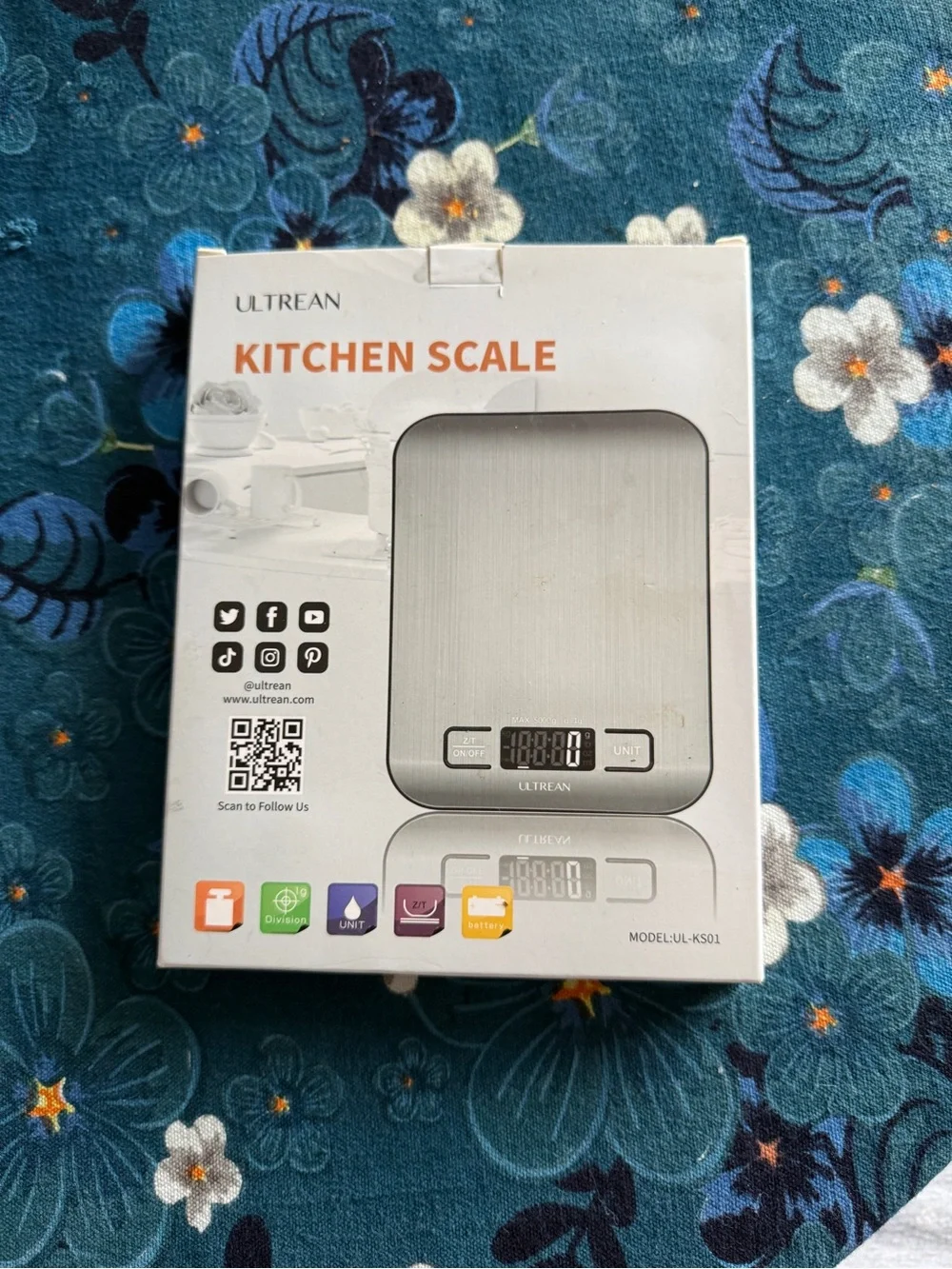 Ultrean Rechargeable Digital Kitchen Scale USB-C Food Scale 33 lb